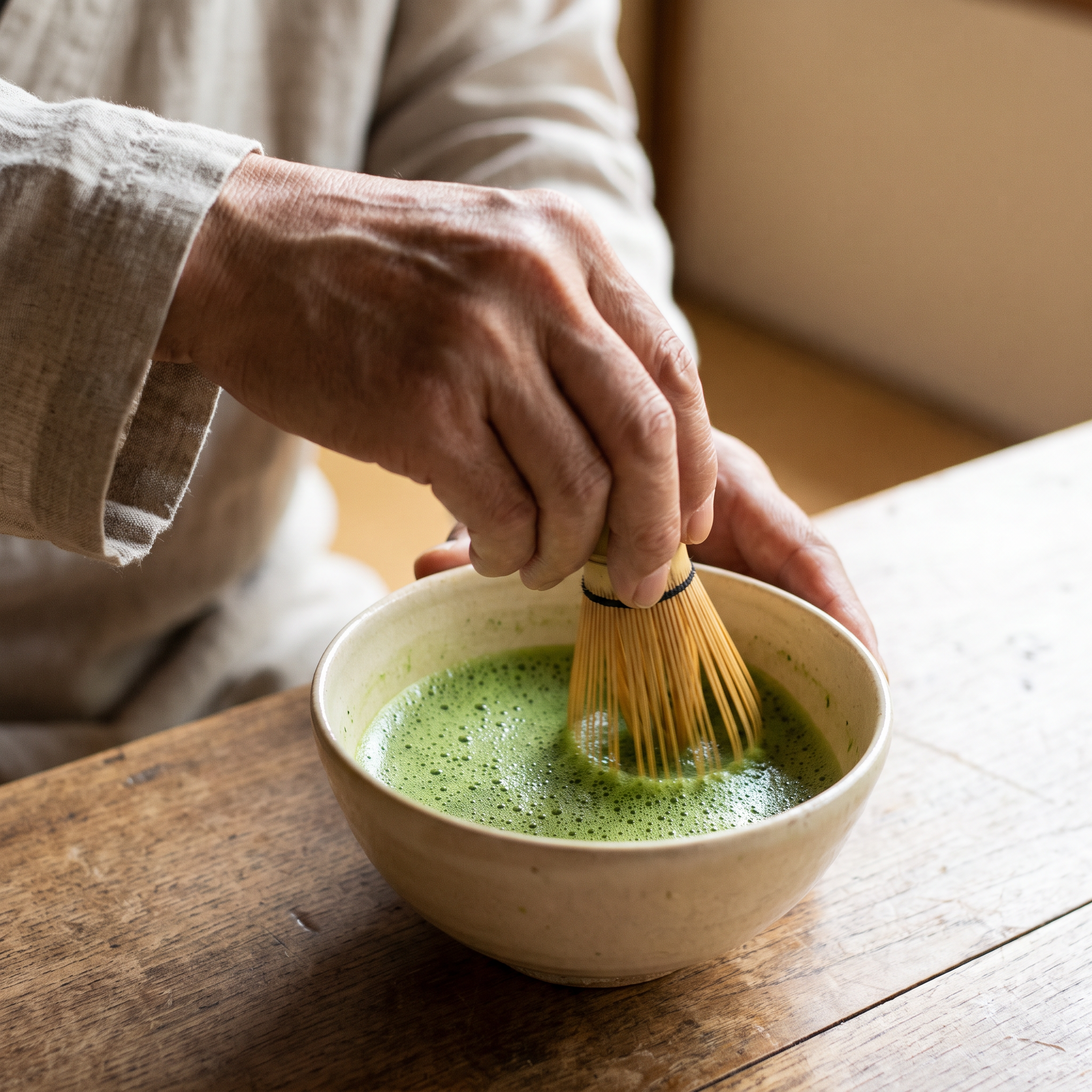 Kit matcha 6 pièces — coffret bol et fouet, préparation au fouet