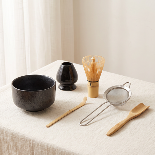 Kit matcha 6 pièces — coffret bol et fouet